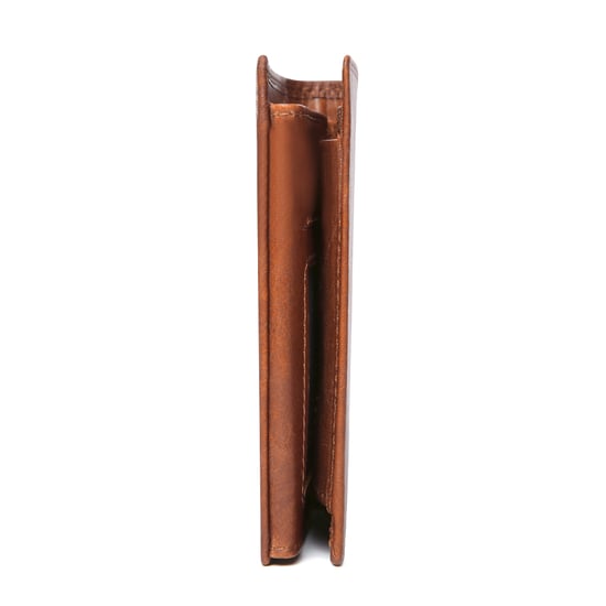 Men's Vintage Genuine Leather Tri-fold Rfid Wallet