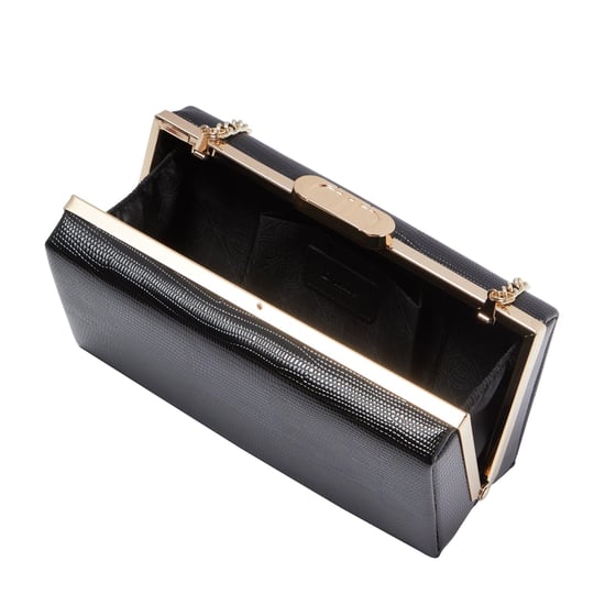 Dune BRYLAN Gold Clasp Box Clutch