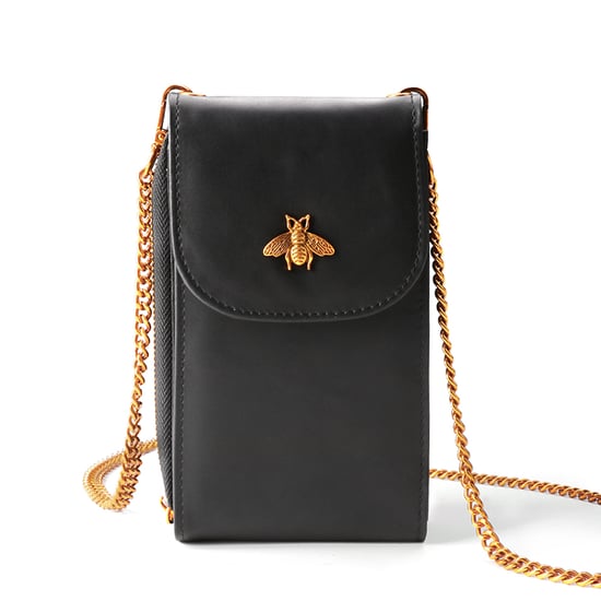 Women's Small Leather Bee Sling Bag
