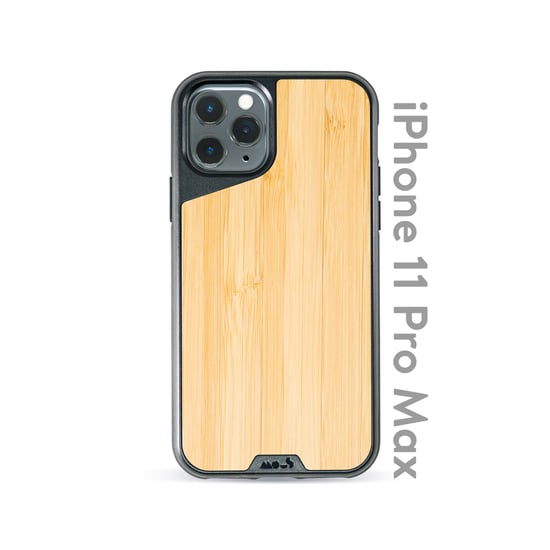 Mous - Protective Case for iPhone 11 Pro Max - Limitless 3.0 - Bamboo - No Screen Protector