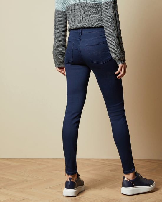 Ted Baker Dariaas Super Skinny Rinse Wash Jeans in Navy