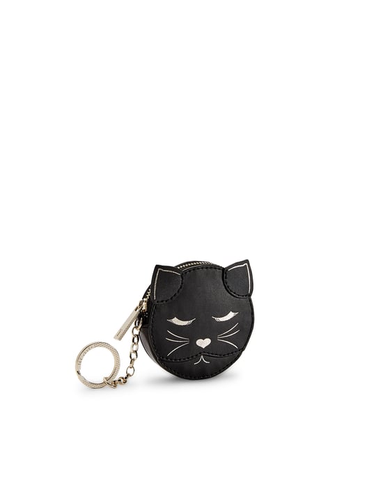 Ted Baker Tabbiee Cat Coin Purse in Black