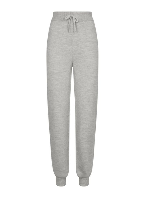 Dorothy Perkins Womens Tall Grey Knitted Joggers Activewear Bottoms Trousers