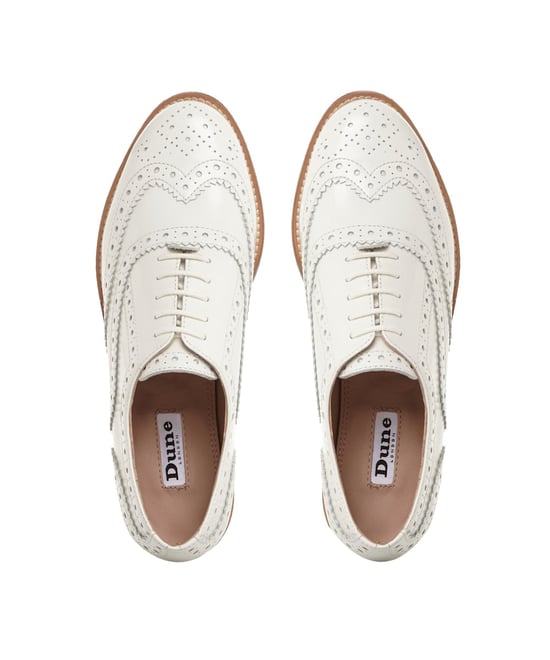 Dune Ladies FRENCHIE Leather Brogue Shoes