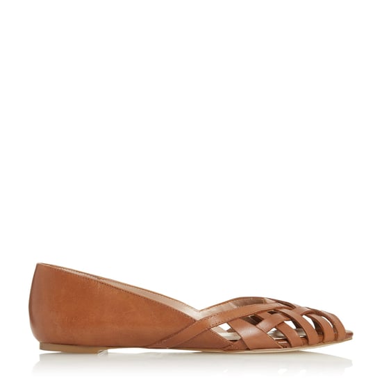 Dune Ladies HARREL Cutwork Peep Toe Ballerina Pump - Image 1