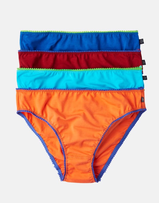 Women's British Boxers Lucky Dip! 4 Pairs of High Leg Knickers