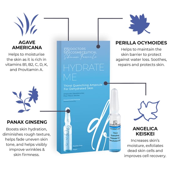Doctors Formula Ampoule Hydrate Me 7 x 2ml