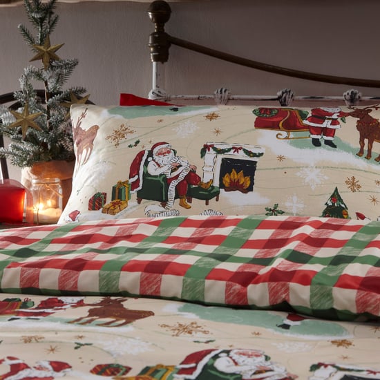 Vrolijke Kerstman Dekbedovertrek Set - Image 3