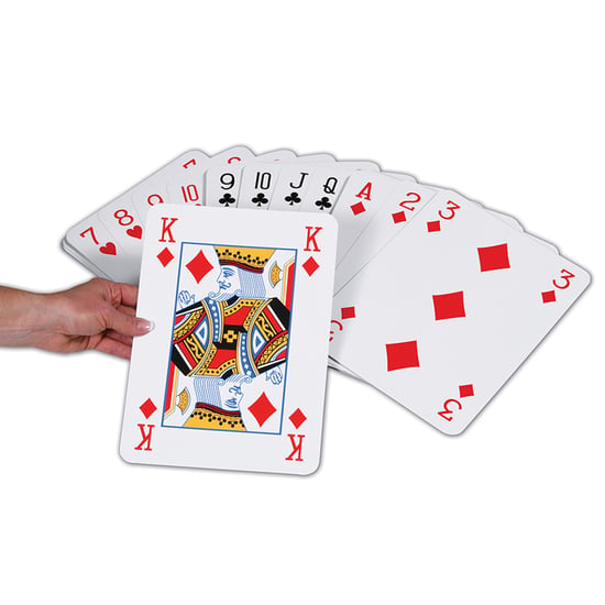 Jumbo Playing Cards Garden Game