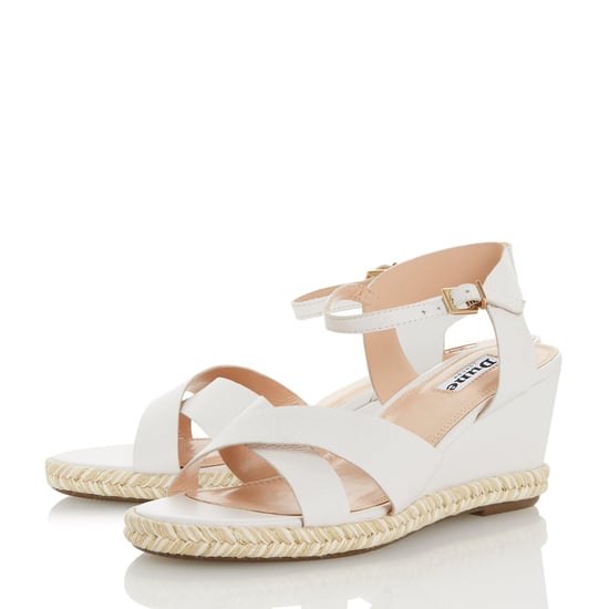 Dune Ladies KIWII Espadrille Trim Wedge Heel Sandals