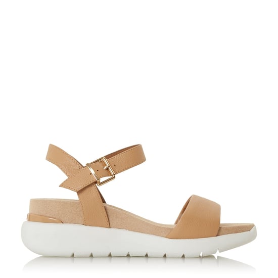 Dune Ladies KYOTO White Outsole Comfort Flatform Sandals