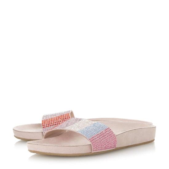 Dune Ladies LARSA Striped Diamante Slider