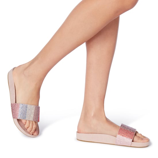 Dune Ladies LARSA Striped Diamante Slider