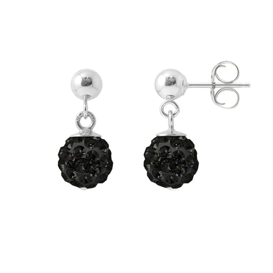 DIADEMA - Earrings Black Night - Crystal Black - Collection Crystal Pearl