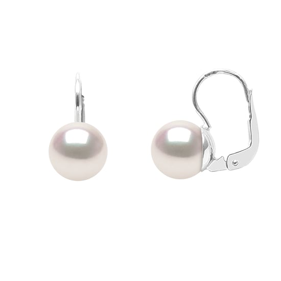DIADEMA - Earrings - True Japanese Akoya Cultured Pearl - Quality AA+