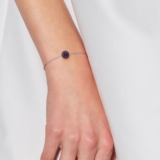 Bol Armband Crystal Preciosa Purple Silver 925 - Image 2
