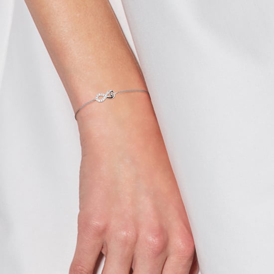 Infinity Armband Zirkoniumoxides Sieraden Zilver 925 Instelbaar - Image 2