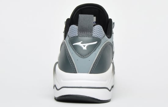Mizuno Sport Style Wave Rider 1 Grey Trainers - Mens