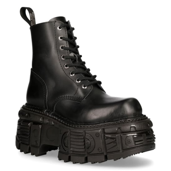 New Rock Unisex Military Techno Platform Boots- M-MILI084N-S5