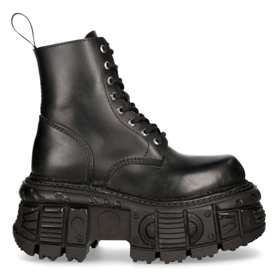 New Rock Unisex Military Techno Platform Boots- M-MILI084N-S5