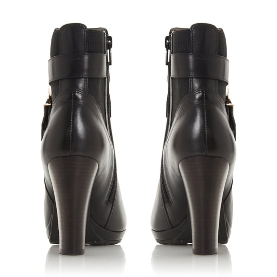 Dune Ladies ORRION Buckle Block Heel Boots
