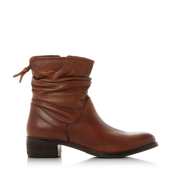 Dune Ladies PAGERS Ruched Side Zip Ankle Boots