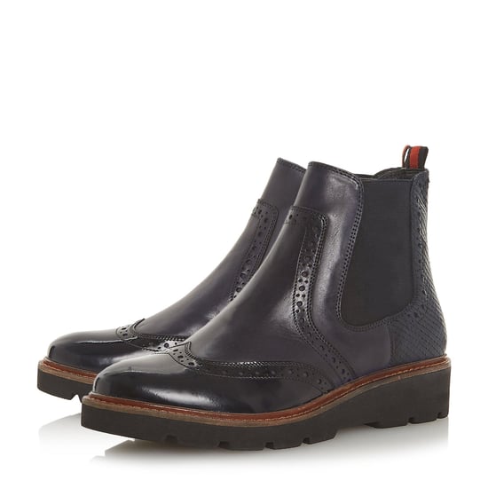 Dune Ladies PALOMO Punched Chelsea Ankle Boots