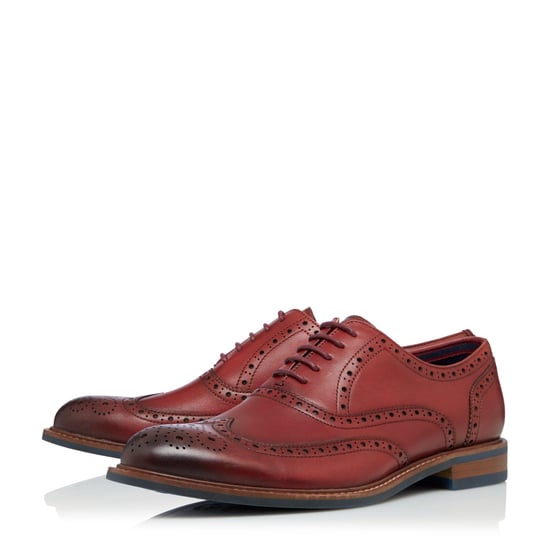 Dune Mens POLLODIUM Heavy Brogue Shoes