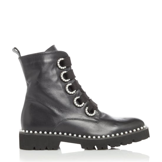 Dune Ladies PURLA Pearl Detail Ankle Boots