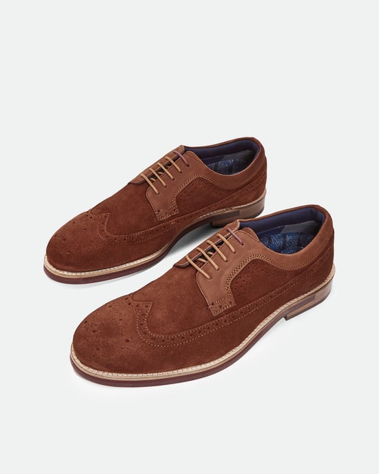 Ted Baker Qiplin Classic Brogues, Dark Tan