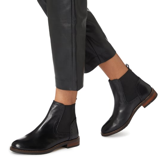 Dune Ladies QUANT Punch Detail Chelsea Ankle Boots - Image 5