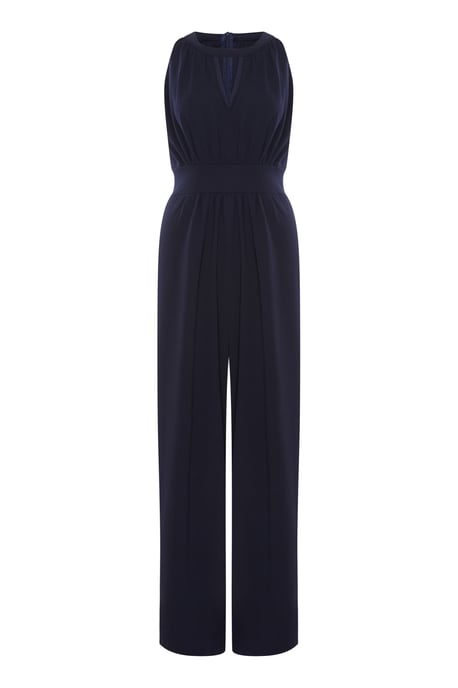 High Neck Keyhole Jumpsuit