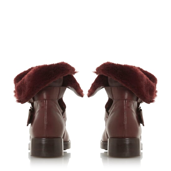 Dune Ladies ROSEWOOD Double Buckle Calf Boots