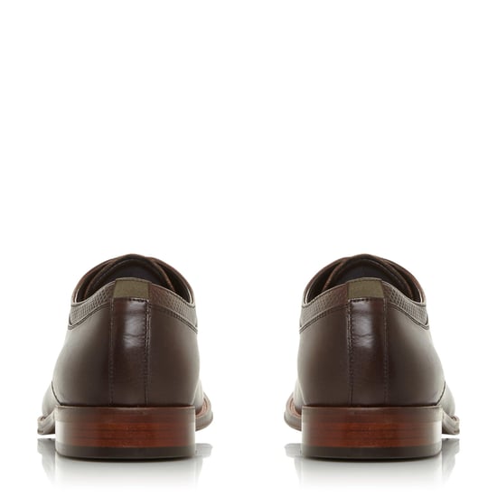 Dune Mens STAFFORD Perforated Detail Lace Up Shoes