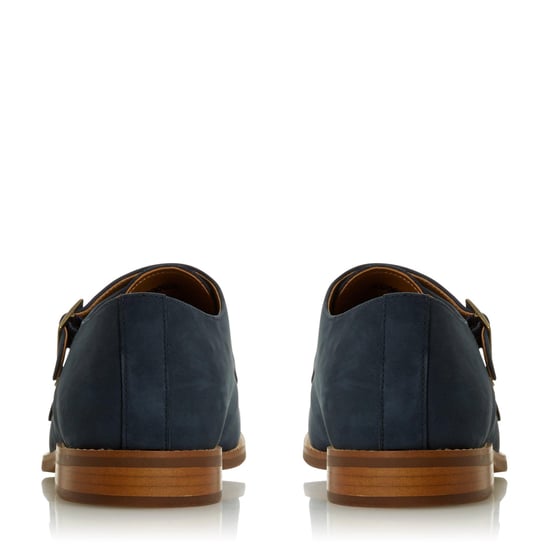 Dune Mens STOWMARKET Double Buckle Monk Shoes