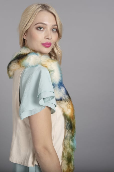 Luxury Faux Fur Suede Gilet