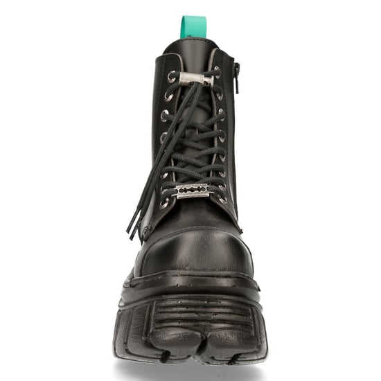 New Rock Vegan Leather Combat Platform Boots- TANKMILI083-VS2