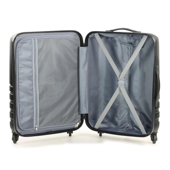 Byron 55cm Cabin Hardshell 4 Wheel Spinner Suitcase Purple