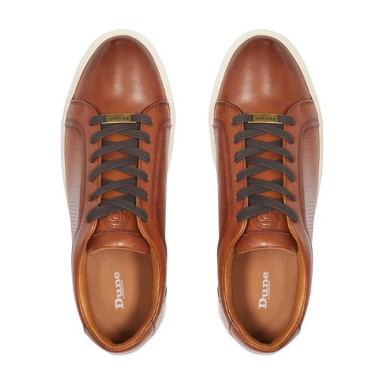Dune Mens TRIUMPHS Lace Up Trainers