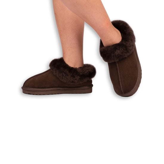 Aus Wooli Australia Unisex Sheepskin Wool Traditional Ankle Slippers