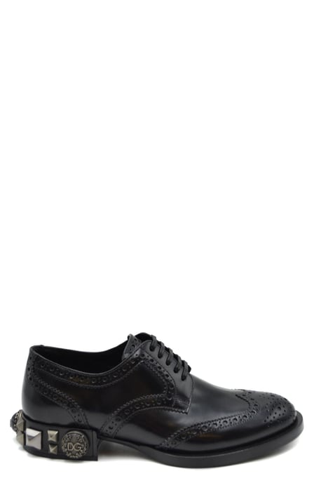 Dolce & Gabbana Women's Lace Ups Shoes In Black