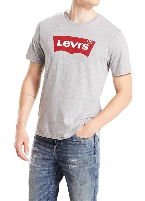 Levi's Heren T-Shirt in Grijs - Image 1