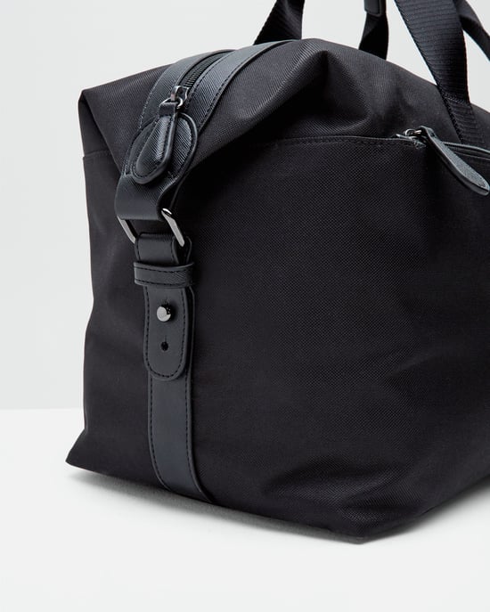 Ted Baker Wood Nylon Holdall, Black