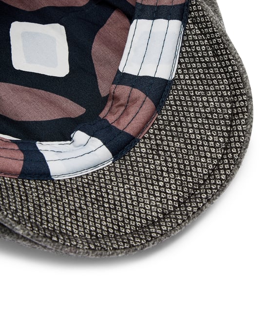 Ted Baker Souffle Textured Flat Cap, Light Grey