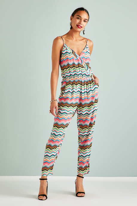 Zigzag Printed Jumpsuit