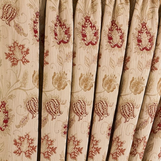 Zurich Floral Pencil Pleat Curtains