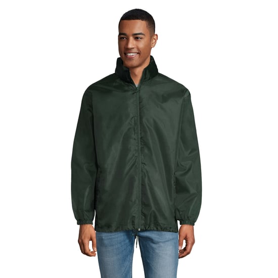 SOLS Unisex windjack met shift voor volwassenen (Bosgroen) - Image 1
