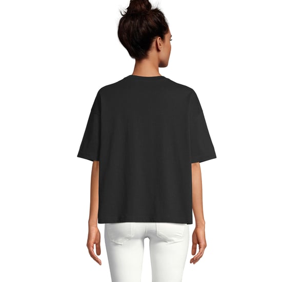 SOLS Dames/Dames Boxy Organic Oversized T-shirt (Diep zwart) - Image 3