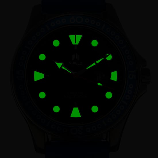 Shield Freedive Strap Watch w/Date