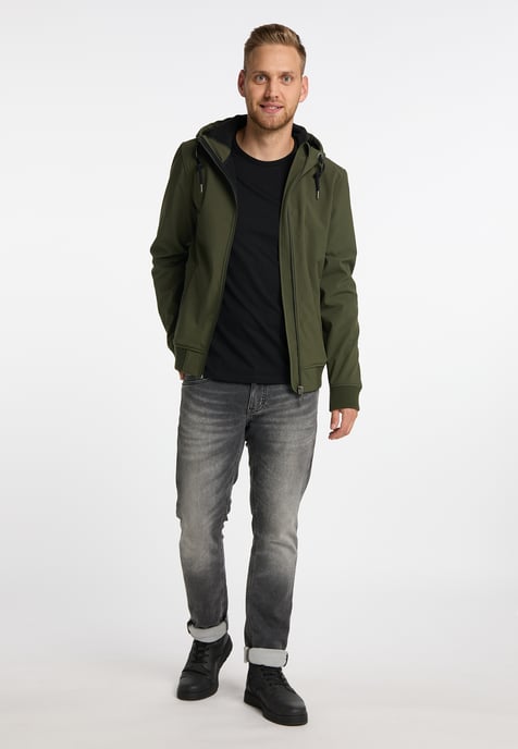 Mo softshell blouson Heren donkere olijf - Image 4